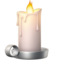 Candle emoji on Apple
